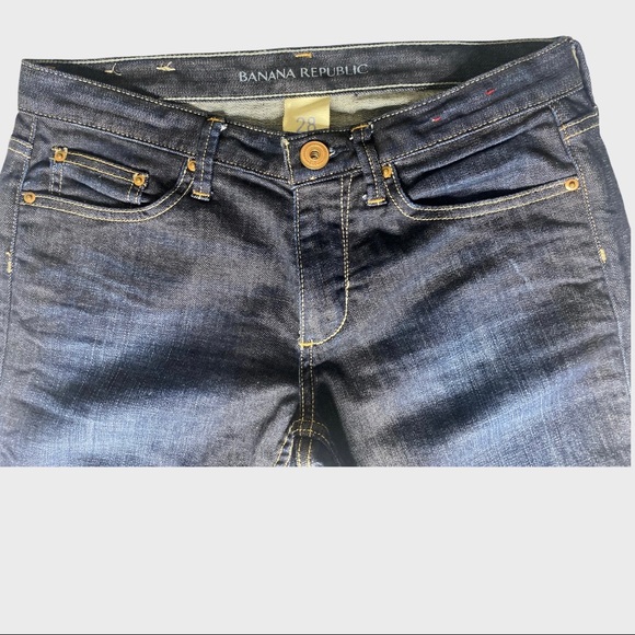 Banana Republic Dark Wash Denim Straight - Picture 4 of 5
